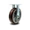 Service Caster 8 Inch Polyurethane Wheel Rigid Caster with Roller Bearing SCC-30R820-PPUR - alternate 1